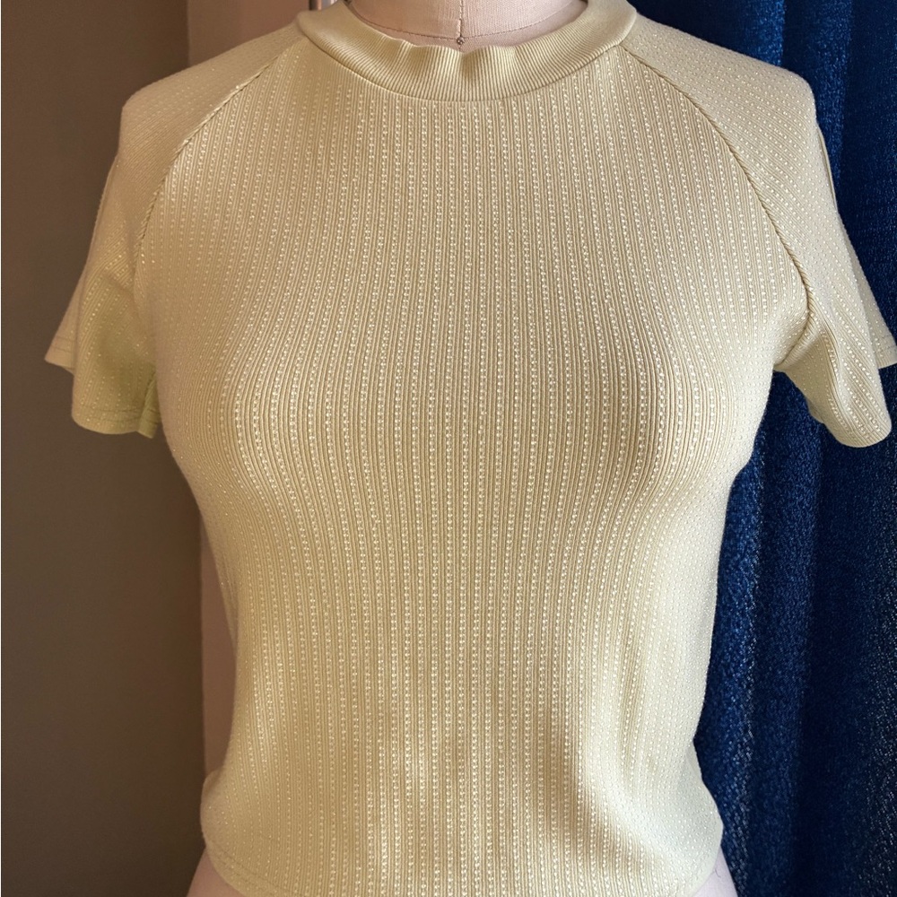 Elegant Cream Women's Top